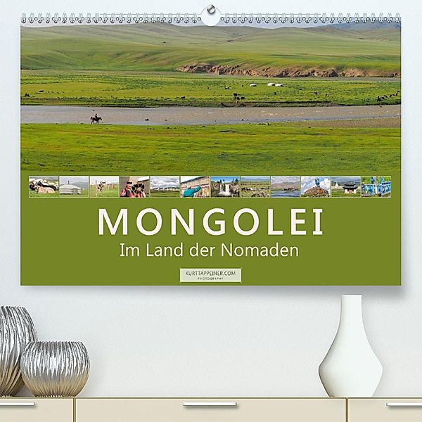 Mongolei Im Land der Nomaden (Premium-Kalender 2020 DIN A2 quer), Kurt Tappeiner