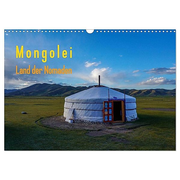 Mongolei - Land der Nomaden (Wandkalender 2024 DIN A3 quer), CALVENDO Monatskalender, Roland Störmer