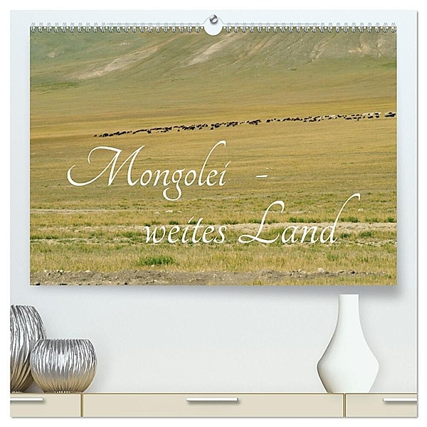 Mongolei - weites Land (hochwertiger Premium Wandkalender 2024 DIN A2 quer), Kunstdruck in Hochglanz, Eike Winter