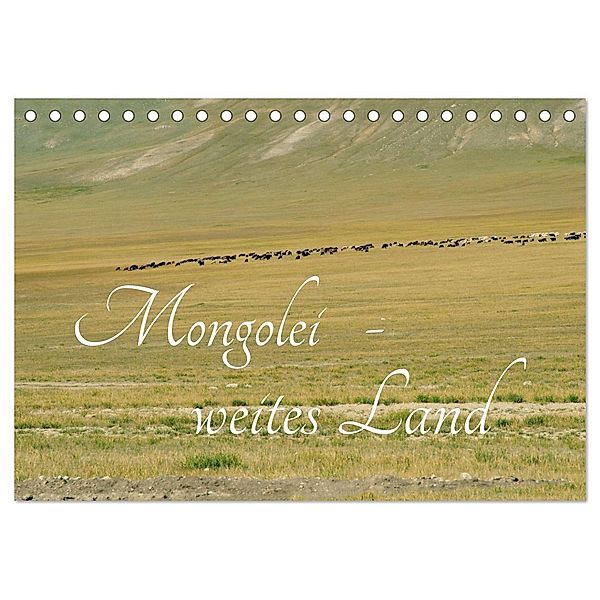 Mongolei - weites Land (Tischkalender 2024 DIN A5 quer), CALVENDO Monatskalender, Eike Winter