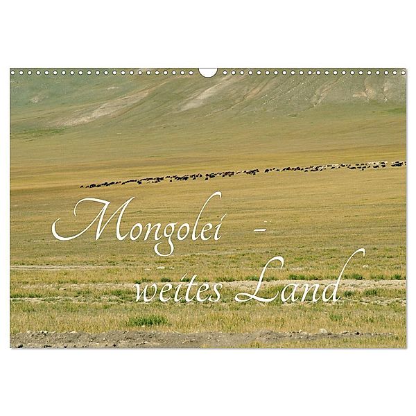 Mongolei - weites Land (Wandkalender 2024 DIN A3 quer), CALVENDO Monatskalender, Eike Winter