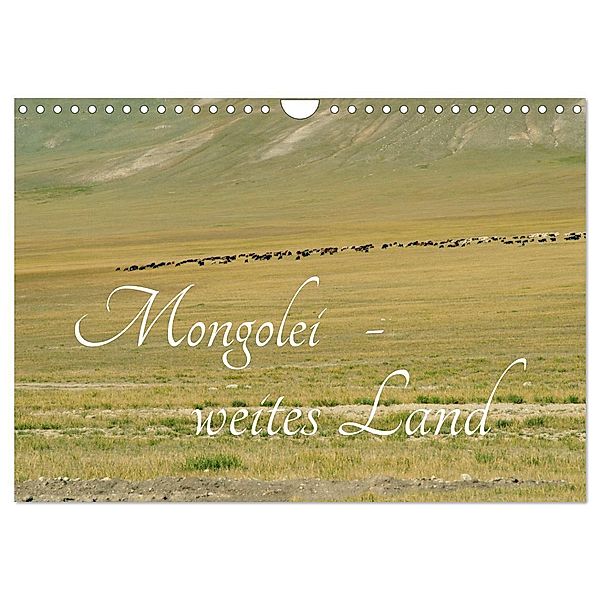 Mongolei - weites Land (Wandkalender 2024 DIN A4 quer), CALVENDO Monatskalender, Eike Winter