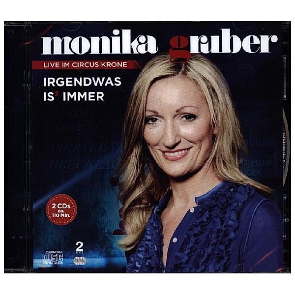 Monika Gruber - Irgendwas is immer,2 Audio-CDs, Monika Gruber