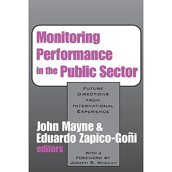 Monitoring Performance in the Public Sector, John Winston Mayne