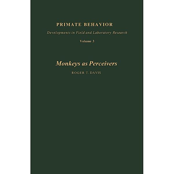 Monkeys as Perceivers, Roger T. Davis