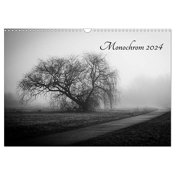 Monochrom 2024 (Wandkalender 2024 DIN A3 quer), CALVENDO Monatskalender, Alexander Pfeiffer