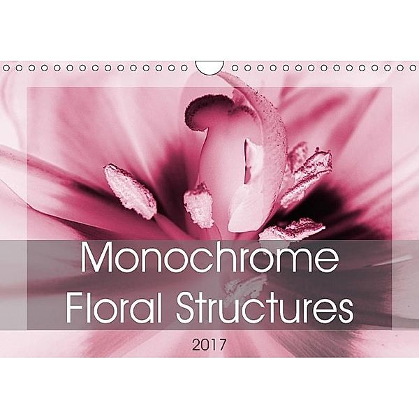 Monochrome - Floral Structures (Wall Calendar 2017 DIN A4 Landscape), Linda Schilling and Michael Wlotzka