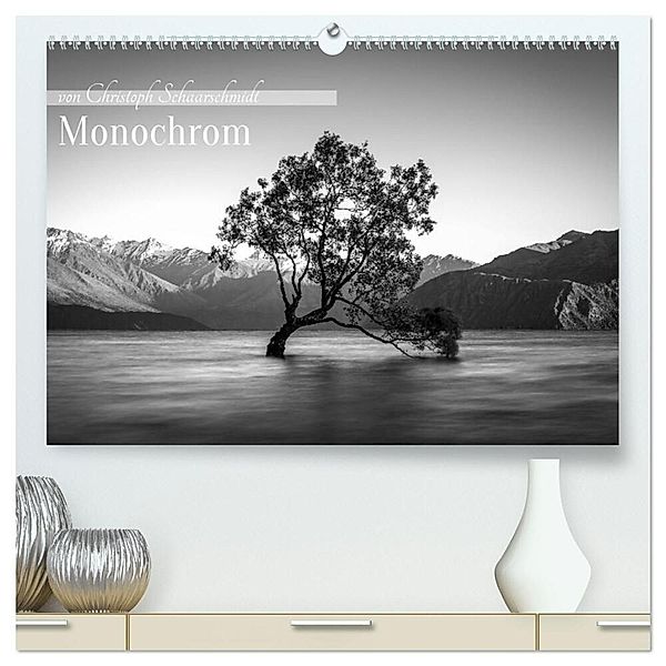 Monochrome Wonders (hochwertiger Premium Wandkalender 2024 DIN A2 quer), Kunstdruck in Hochglanz, Christoph Schaarschmidt