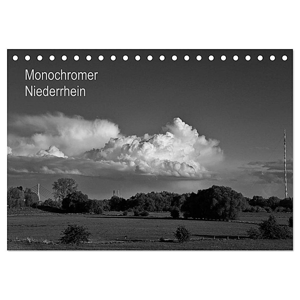 Monochromer Niederrhein (Tischkalender 2024 DIN A5 quer), CALVENDO Monatskalender, BS Fotoart - Bernd Steckelbroeck