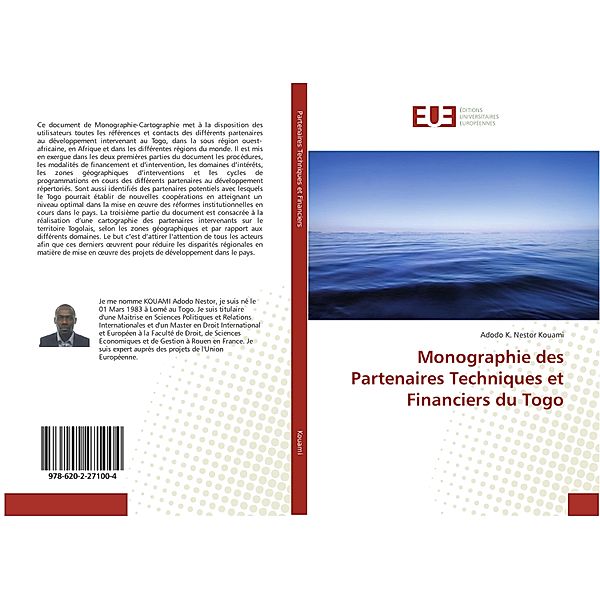 Monographie des Partenaires Techniques et Financiers du Togo, Adodo K. Nestor Kouami