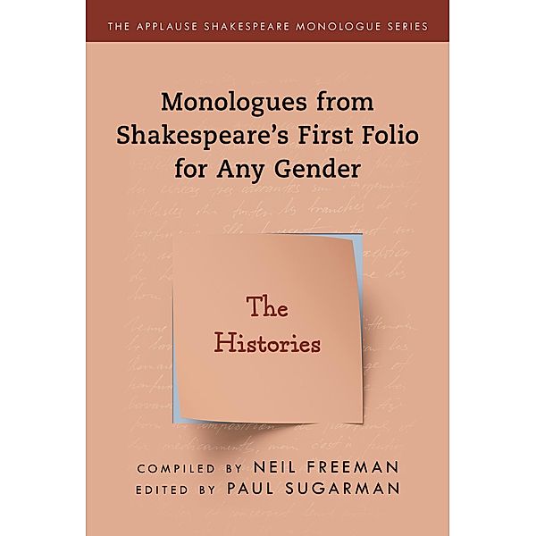 Monologues from Shakespeare's First Folio for Any Gender