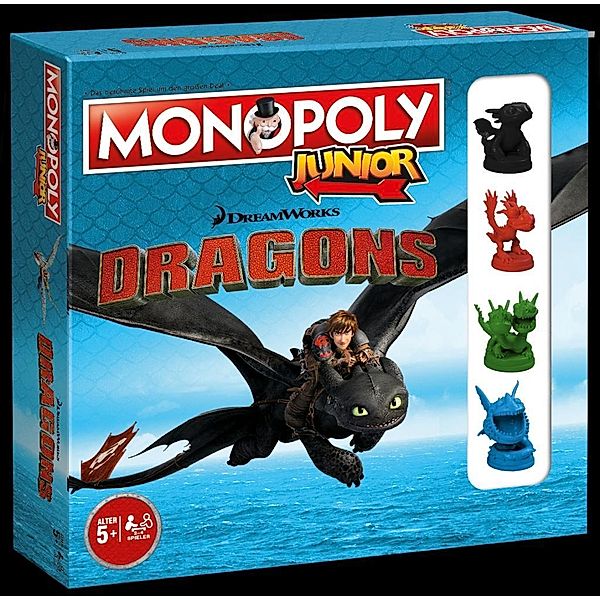Monopoly Junior, Dragons Collector's Edition (Kinderspiel)