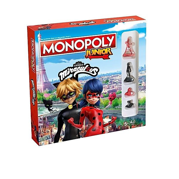 Winning Moves Monopoly Junior Miraculous Lady Bug (Kinderspiel)