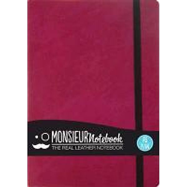 Monsieur Notebook A5 - blanko (90gr) pink