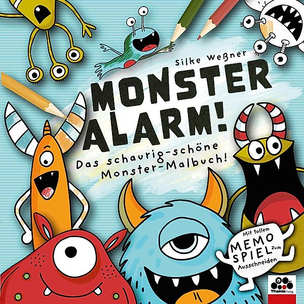 Monster-Alarm! Das schaurig-schöne Monster-Malbuch für Kinder ab 3 Jahren, Silke Weßner