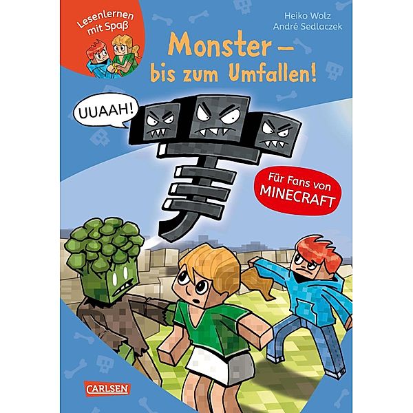 Monster - bis zum Umfallen! / Lesenlernen mit Spass - Minecraft Bd.2, Heiko Wolz