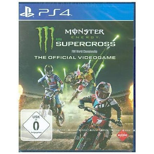 Monster Energy Supercross, 1 PS4-Blu-ray Disc