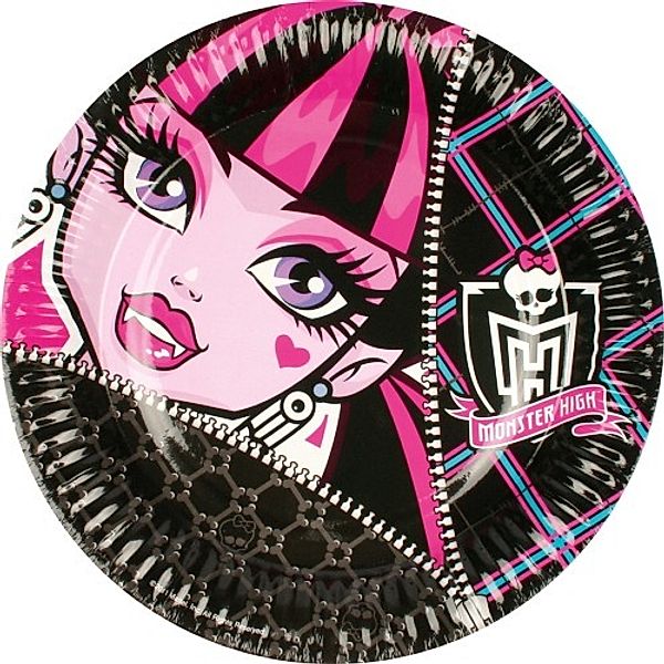 Monster High Monster High Teller Ø 23cm 8 Stück