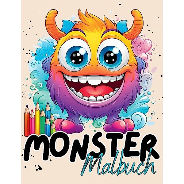 Monster Malbuch ab 4 Jahren, Lucy´s Tier Malbücher