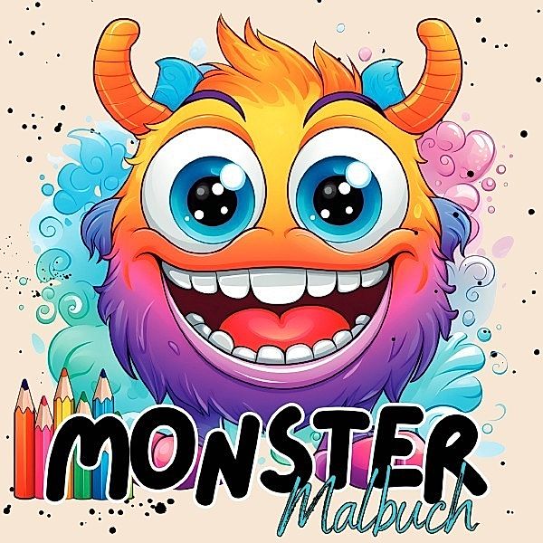 Monster Malbuch ab 4 Jahren, Lucy´s Tier Malbücher