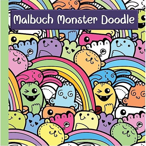 Monster Malbuch mit lustigen Doodle Motiven für Kinder ab 7 Jahren und Jugendliche - ideale Beschäftigung zur Konzentration und Entspannung, Josie von Zimtbärwind, Kinderbücher Zimtbärwind