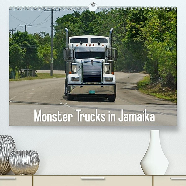 Monster Trucks in Jamaika (Premium, hochwertiger DIN A2 Wandkalender 2023, Kunstdruck in Hochglanz), M.Polok