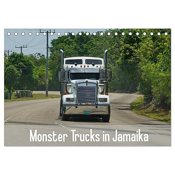 Monster Trucks in Jamaika (Tischkalender 2024 DIN A5 quer), CALVENDO Monatskalender, M.Polok