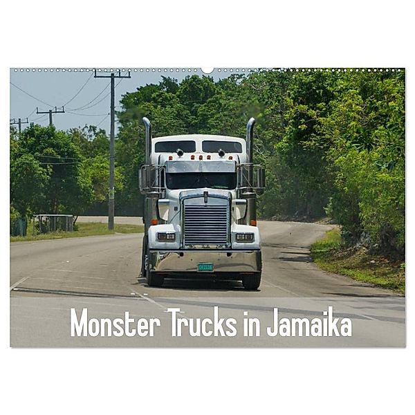 Monster Trucks in Jamaika (Wandkalender 2024 DIN A2 quer), CALVENDO Monatskalender, M.Polok