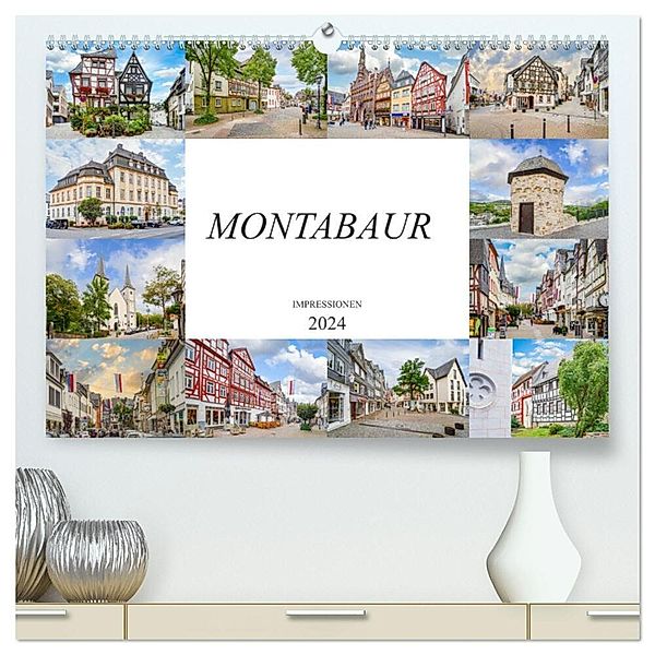 Montabaur Impressionen (hochwertiger Premium Wandkalender 2024 DIN A2 quer), Kunstdruck in Hochglanz, Dirk Meutzner