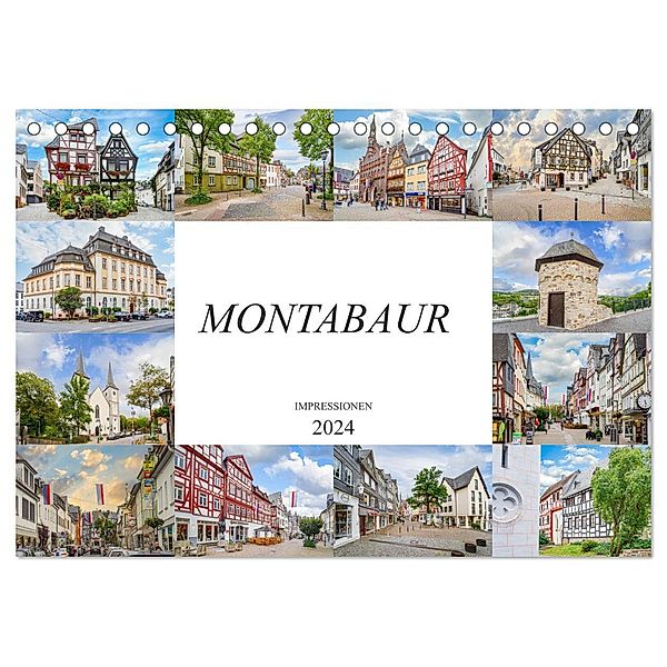 Montabaur Impressionen (Tischkalender 2024 DIN A5 quer), CALVENDO Monatskalender, Dirk Meutzner