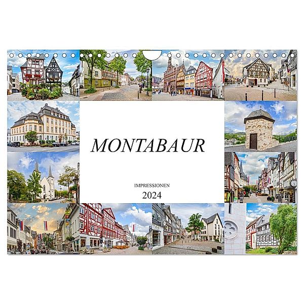 Montabaur Impressionen (Wandkalender 2024 DIN A4 quer), CALVENDO Monatskalender, Dirk Meutzner