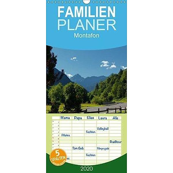 Montafon - Familienplaner hoch (Wandkalender 2020 , 21 cm x 45 cm, hoch), Brigitte Dürr