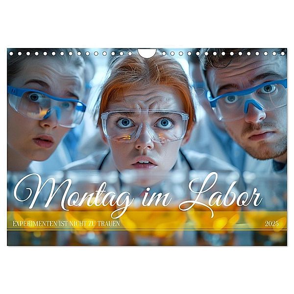 Montag im Labor (Wandkalender 2025 DIN A4 quer), CALVENDO Monatskalender, Calvendo, Kerstin Waurick