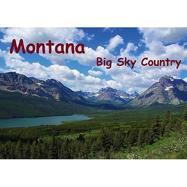 Montana Big Sky Country / UK-Version (Stand-Up Mini Poster DIN A5 Landscape), Claudio Del Luongo