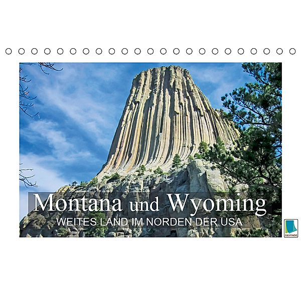 Montana und Wyoming - Weites Land im Norden der USA (Tischkalender 2019 DIN A5 quer), CALVENDO