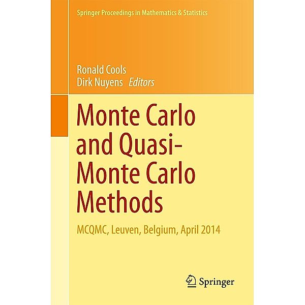 Monte Carlo and Quasi-Monte Carlo Methods / Springer Proceedings in Mathematics & Statistics Bd.163