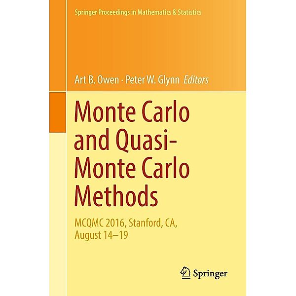 Monte Carlo and Quasi-Monte Carlo Methods / Springer Proceedings in Mathematics & Statistics Bd.241