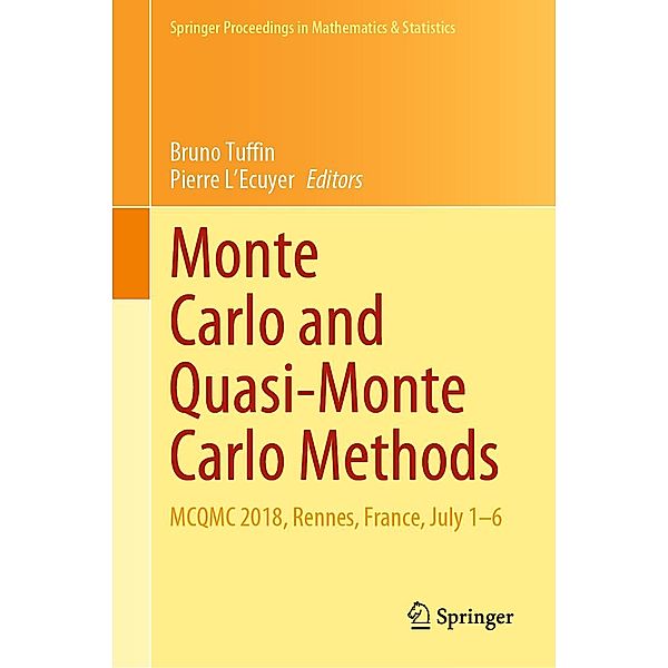 Monte Carlo and Quasi-Monte Carlo Methods / Springer Proceedings in Mathematics & Statistics Bd.324
