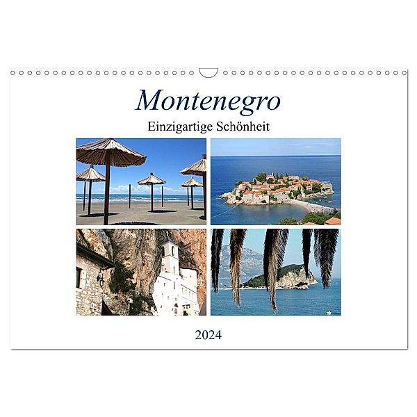 Montenegro - Einzigartige Schönheit (Wandkalender 2024 DIN A3 quer), CALVENDO Monatskalender, Calvendo, Melanie Sommer - Visit and Love