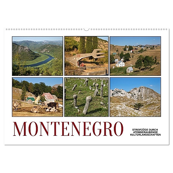 Montenegro - Streifzüge durch atemberaubende Kulturlandschaften (Wandkalender 2024 DIN A2 quer), CALVENDO Monatskalender, Christian Hallweger