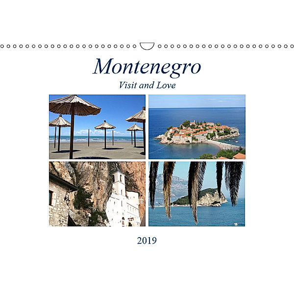 Montenegro - Visit and Love (Wandkalender 2019 DIN A3 quer), Melanie Sommer - Visit and Love