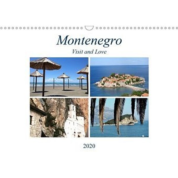 Montenegro - Visit and Love (Wandkalender 2020 DIN A3 quer), Melanie Sommer - Visit and Love
