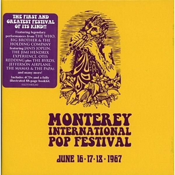 Monterey Pop Festival (4cd Box), Diverse Interpreten