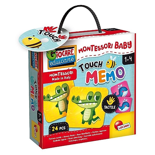 LiscianiGiochi Montessori Baby Touch - Memo
