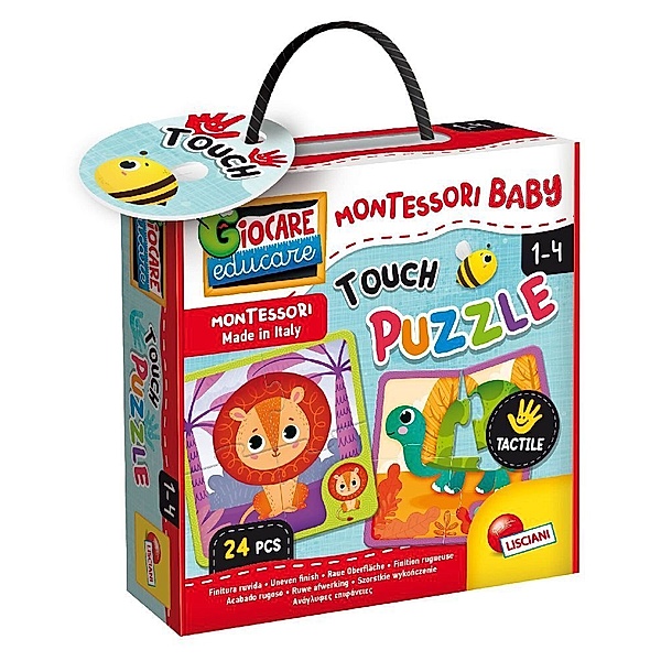 LiscianiGiochi Montessori Baby Touch - Puzzle