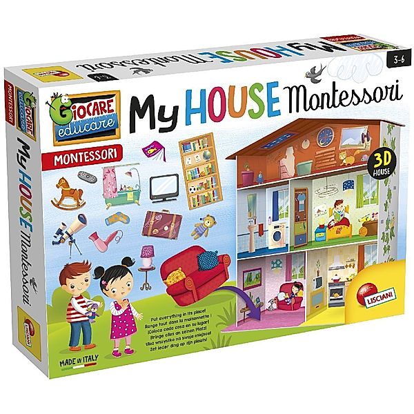 LiscianiGiochi Montessori Maxi My House