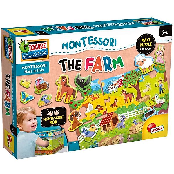 LiscianiGiochi Montessori Maxi The Farm