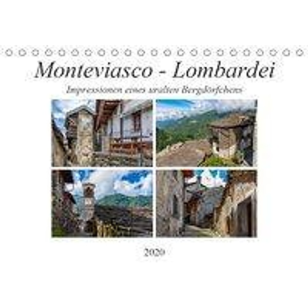Monteviasco - Lombardei (Tischkalender 2020 DIN A5 quer), Ursula Di Chito