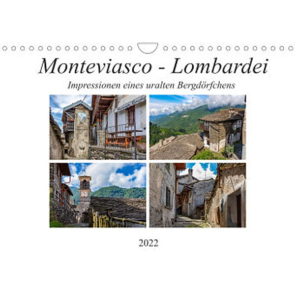 Monteviasco - Lombardei (Wandkalender 2022 DIN A4 quer), Ursula Di Chito