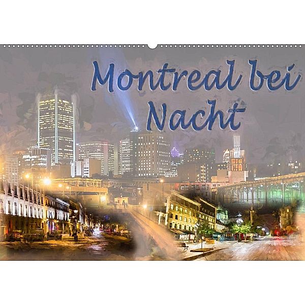 Montreal bei Nacht (Wandkalender 2023 DIN A2 quer), Joachim Ott